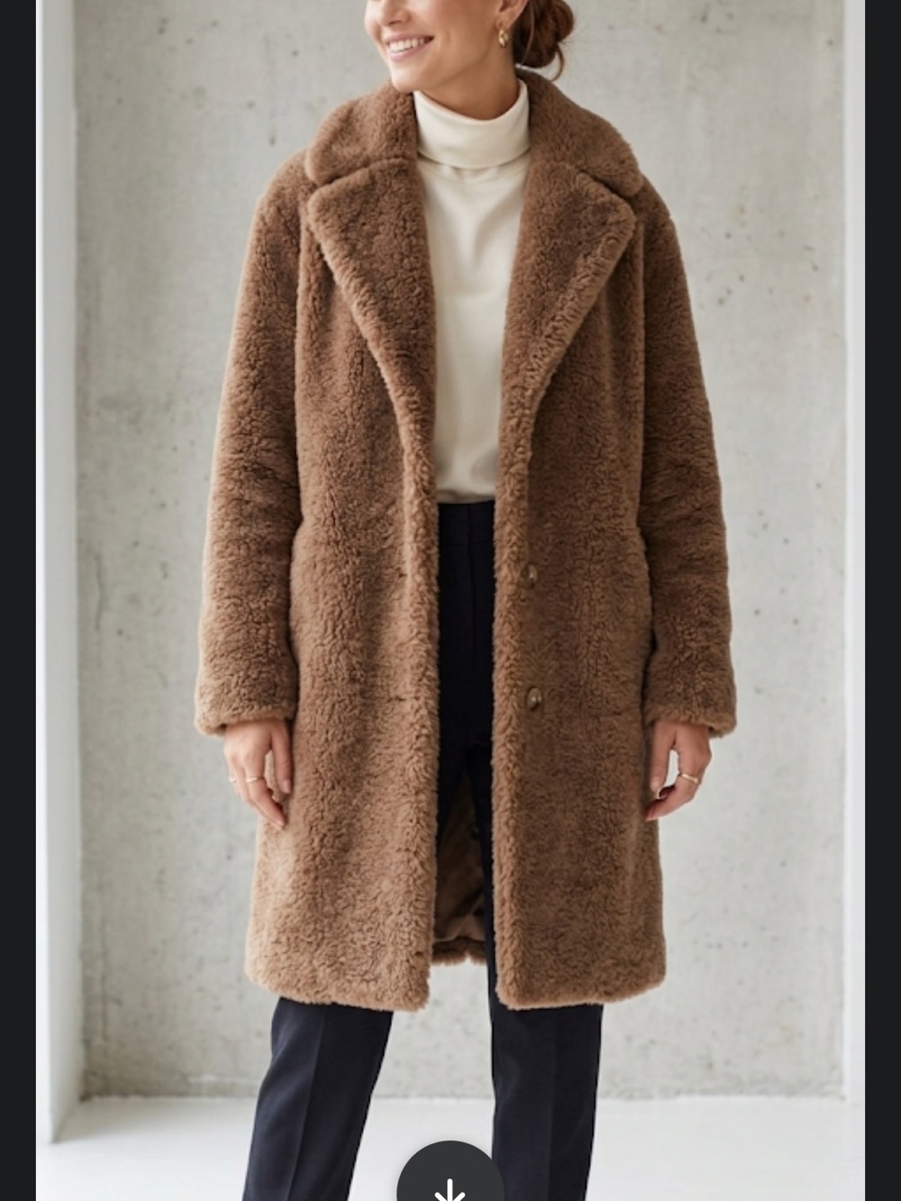 Unsubscribed Luxury teddy faux fur jacket from Kind Conscious Free Spirited XS